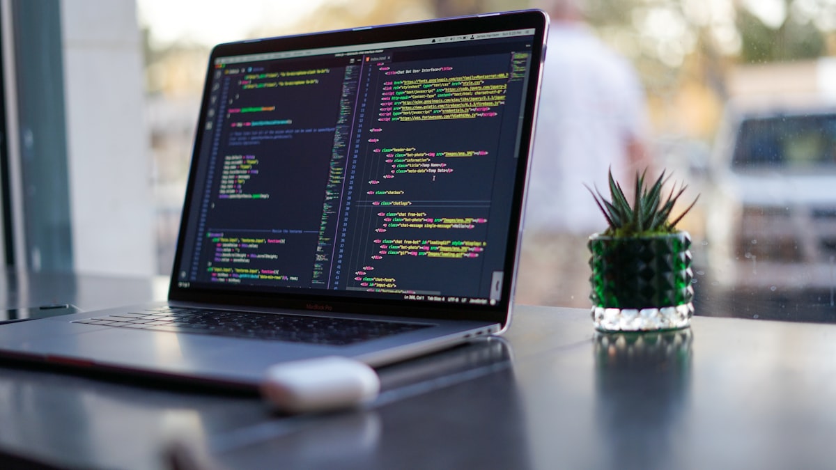 Developer coding WordPress 7 plugin and block development